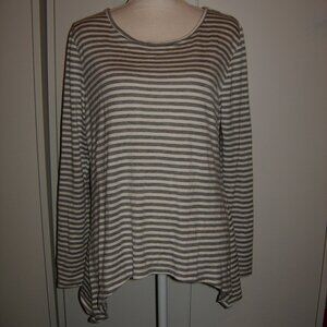 Silverwear Striped Long Sleeve Top M